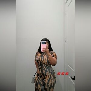 Jlorraine capri jumpsuit zebra print